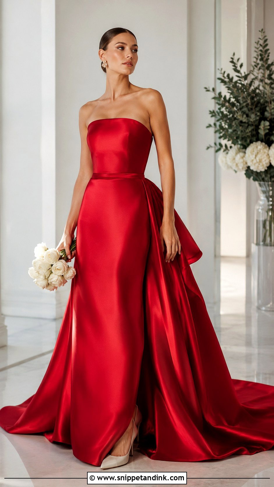 Valentino Red Wedding Dress - Snippet and Ink - 25 Valentino Wedding Dress Ideas
