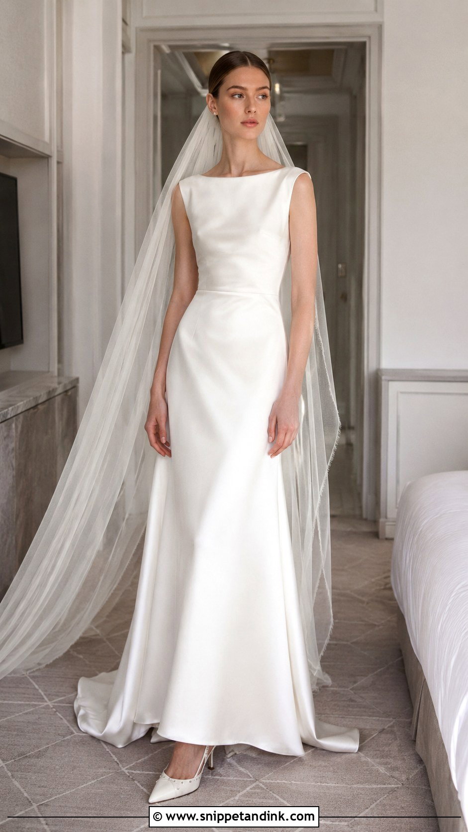 Valentino Satin Wedding Dress - Snippet and Ink - 25 Valentino Wedding Dress Ideas