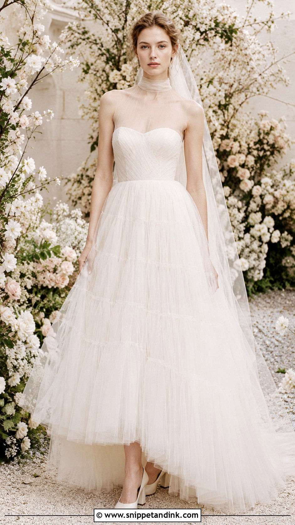 Valentino Tulle Wedding Dress - Snippet and Ink - 25 Valentino Wedding Dress Ideas