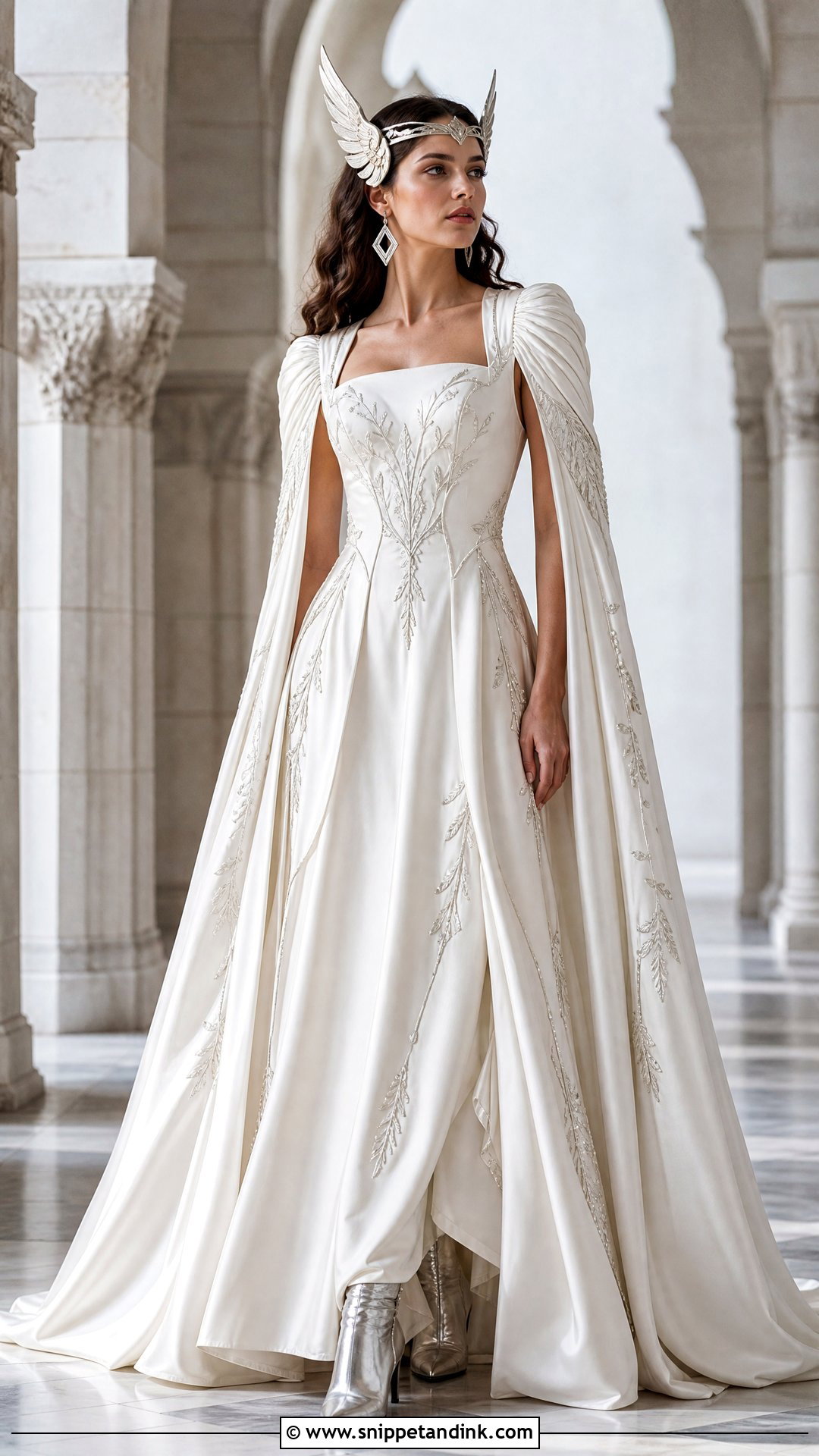 Valkyrie Wedding Dress - Snippet and Ink - 20 Mythical Wedding Dress Ideas