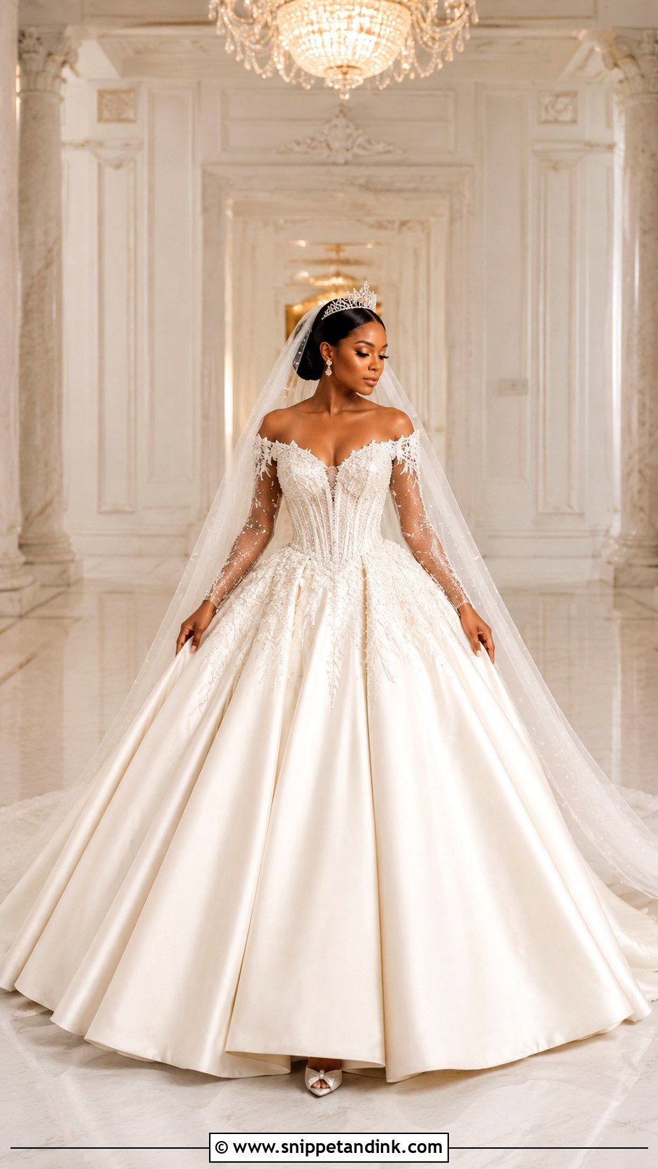 Veekee James Ball Gown Wedding Dress - Snippet and Ink - 25 Veekee James Wedding Dress Ideas