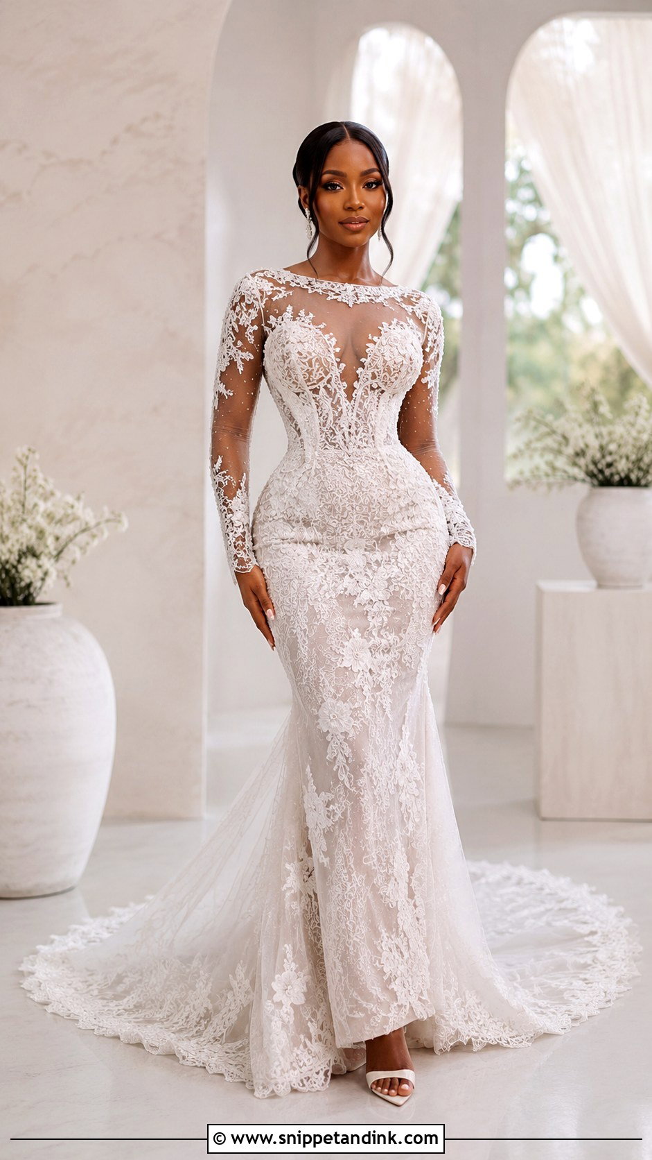 Veekee James Lace Wedding Dress - Snippet and Ink - 25 Veekee James Wedding Dress Ideas