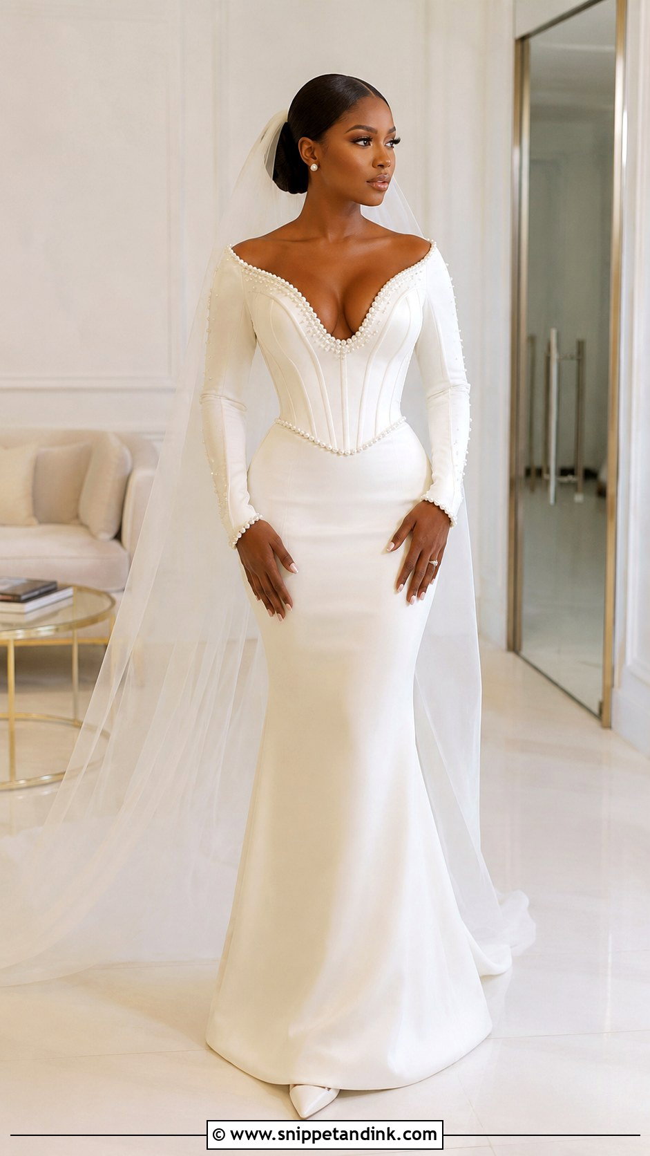 Veekee James Minimal Wedding Dress - Snippet and Ink - 25 Veekee James Wedding Dress Ideas