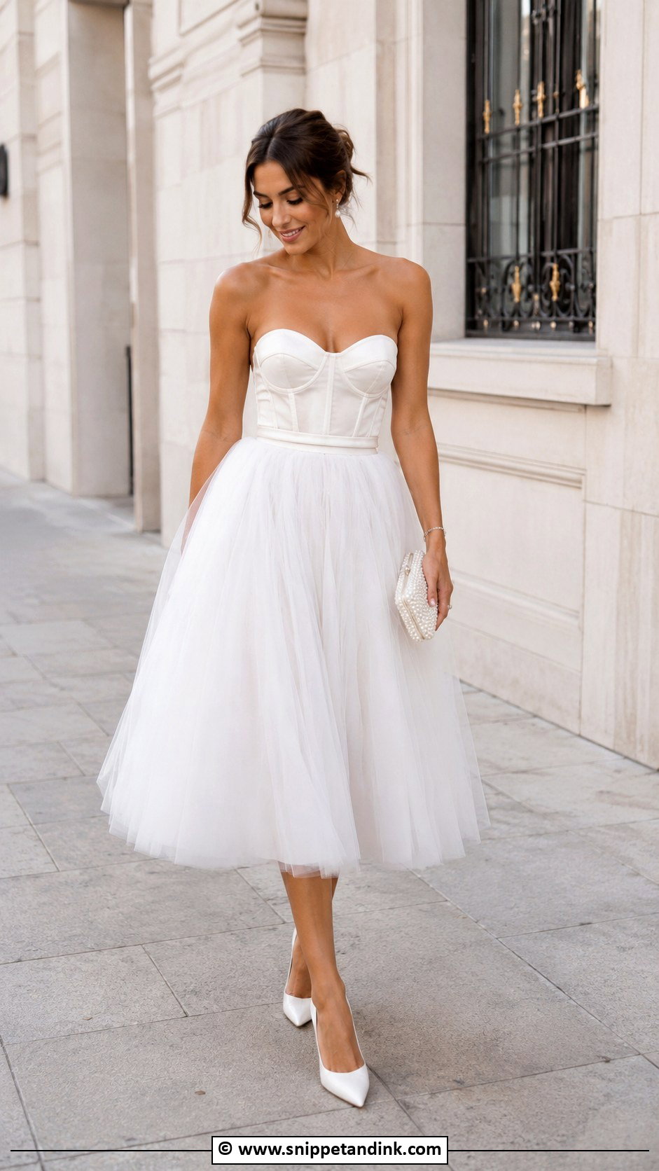 Vegas Wedding Tulle Skirt Outfit - Snippet and Ink - 30 Vegas Wedding Dress Ideas