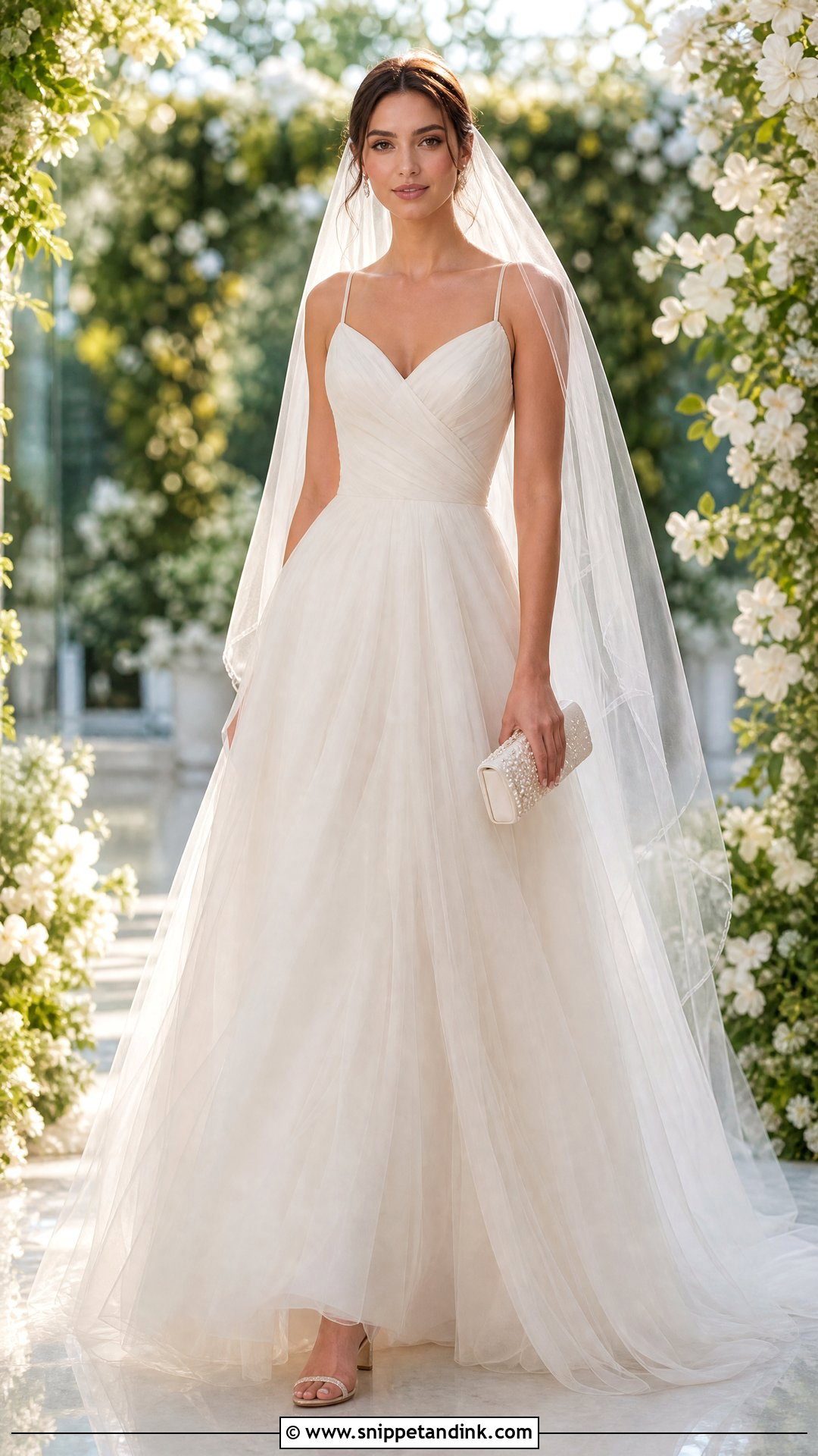 Veil With Tulle Skirt Dress - Snippet and Ink - 25 Veil Outfit Ideas