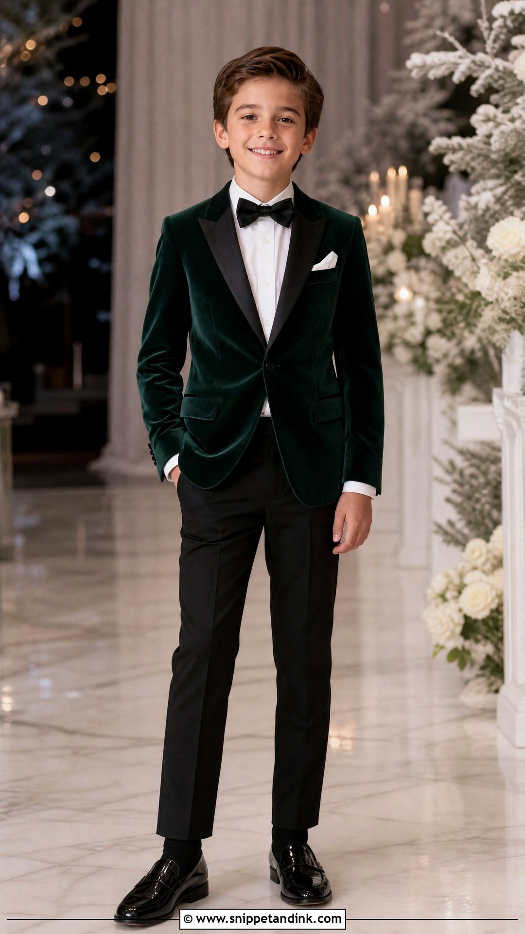 Velvet Blazer Boys Wedding Outfit - Snippet and Ink - 20 Wedding Dress for Kids Boys Ideas