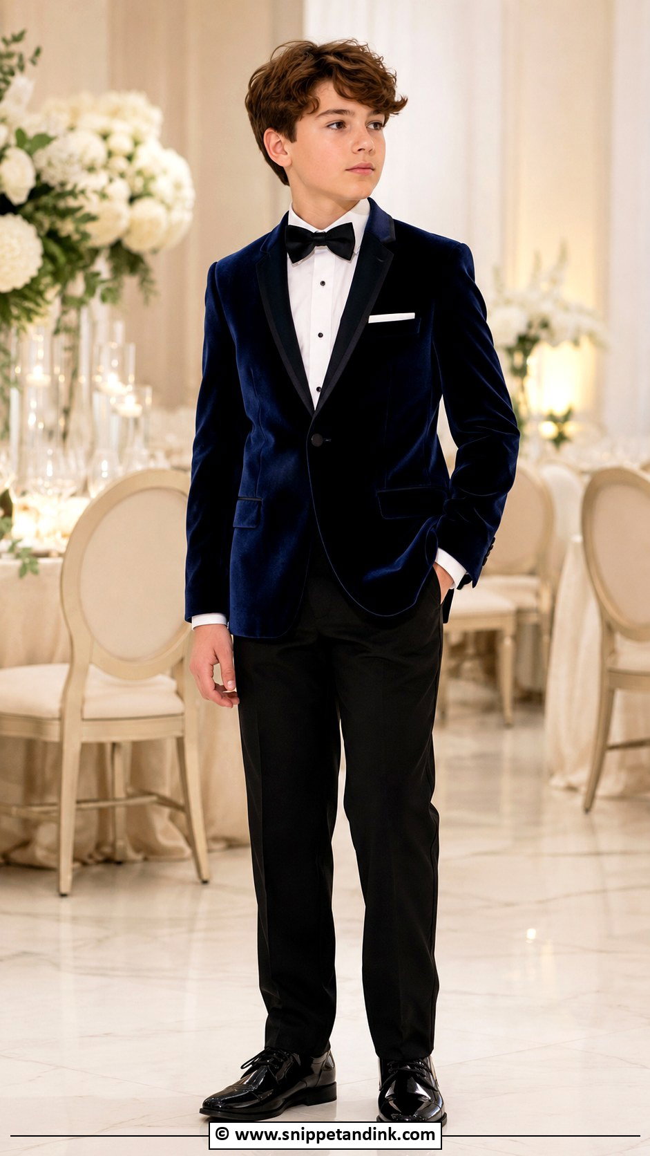 Velvet Blazer Boys Wedding Outfit - Snippet and Ink - 30 Boys Wedding Outfit Ideas