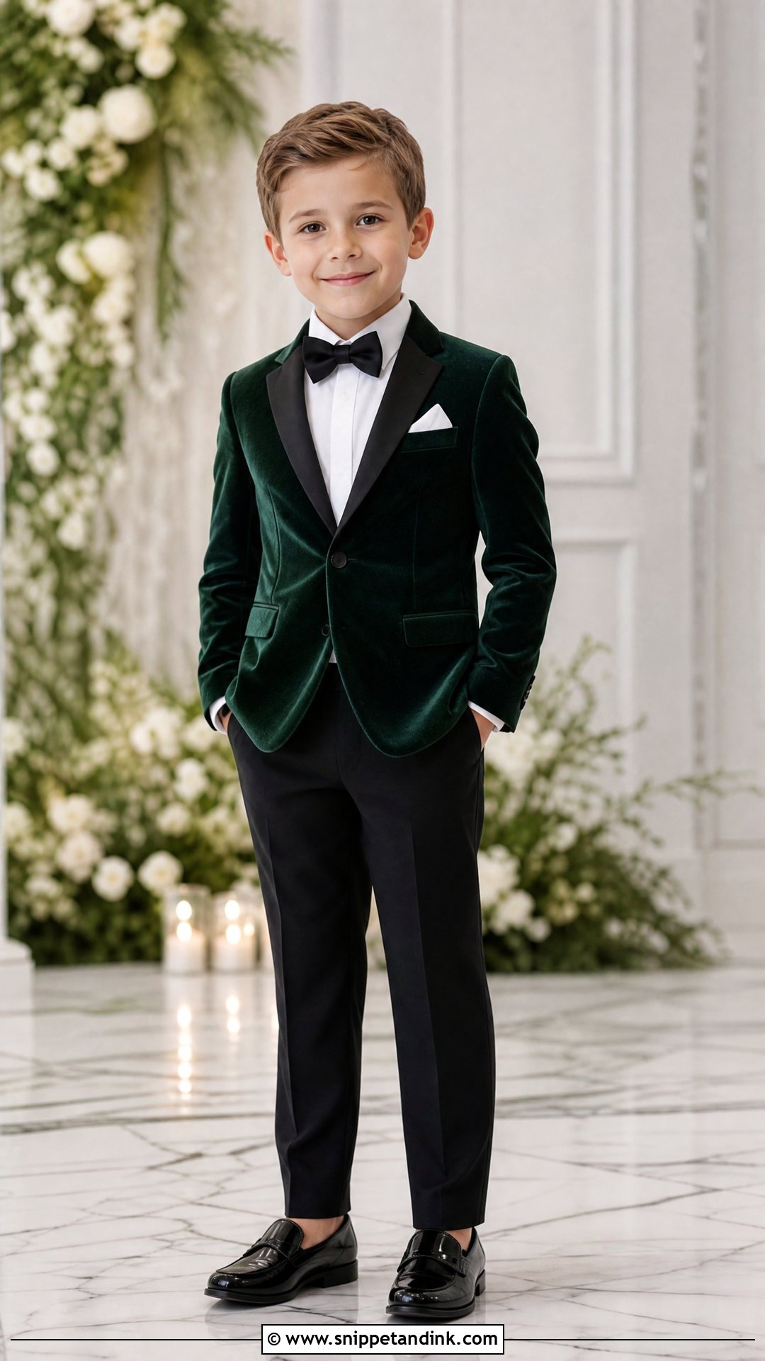 Velvet Blazer Ring Bearer Outfit - Snippet and Ink - 20 Ringbearers Outfits