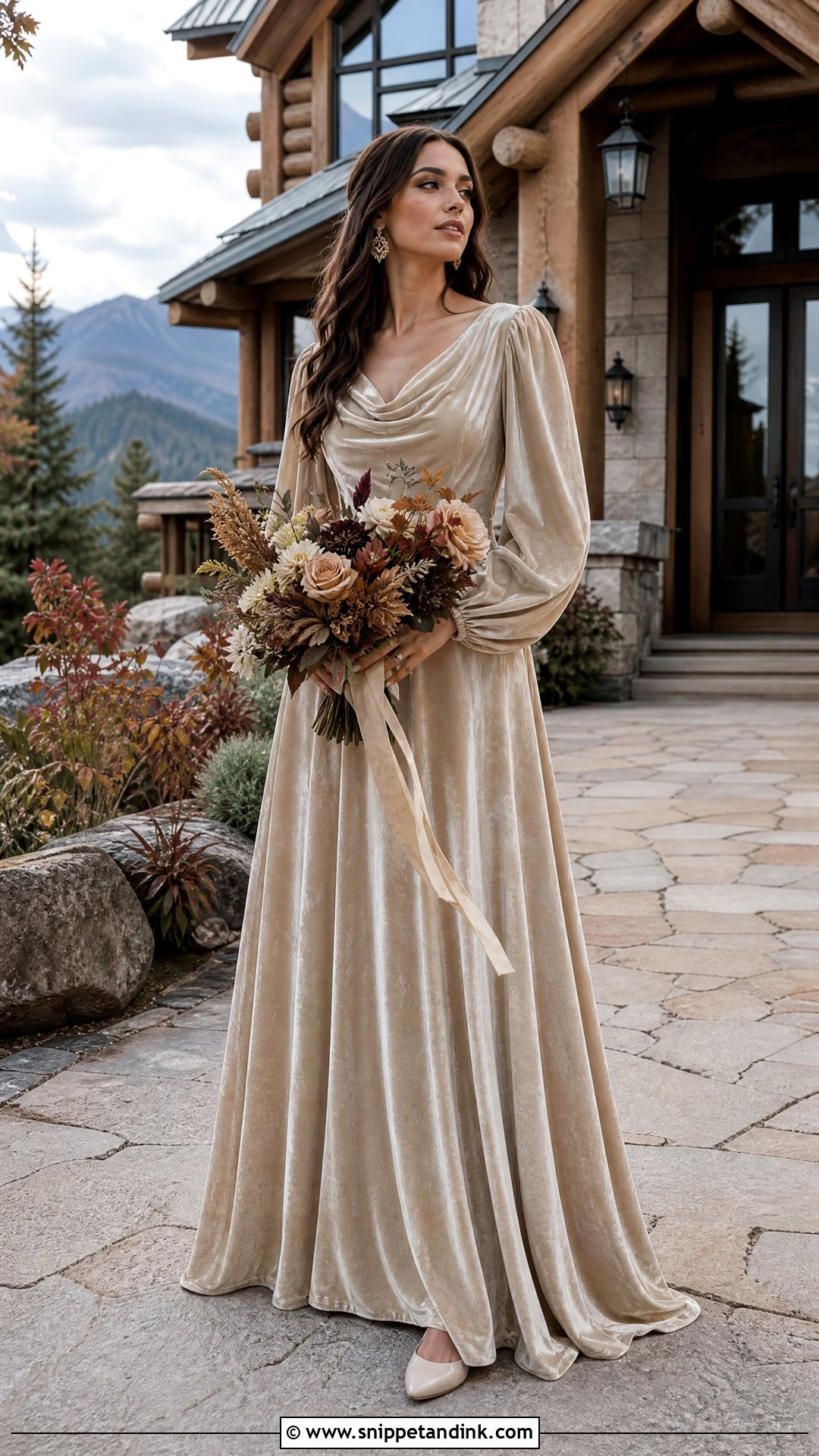Velvet Boho Wedding Dress - Snippet and Ink - 20 Hippie Wedding Dress Bohemian Ideas