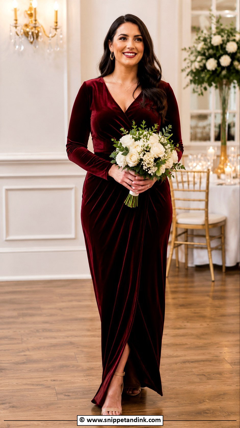 Velvet Bridal Party Dress - Snippet and Ink - 30 Bridal Party Dresses