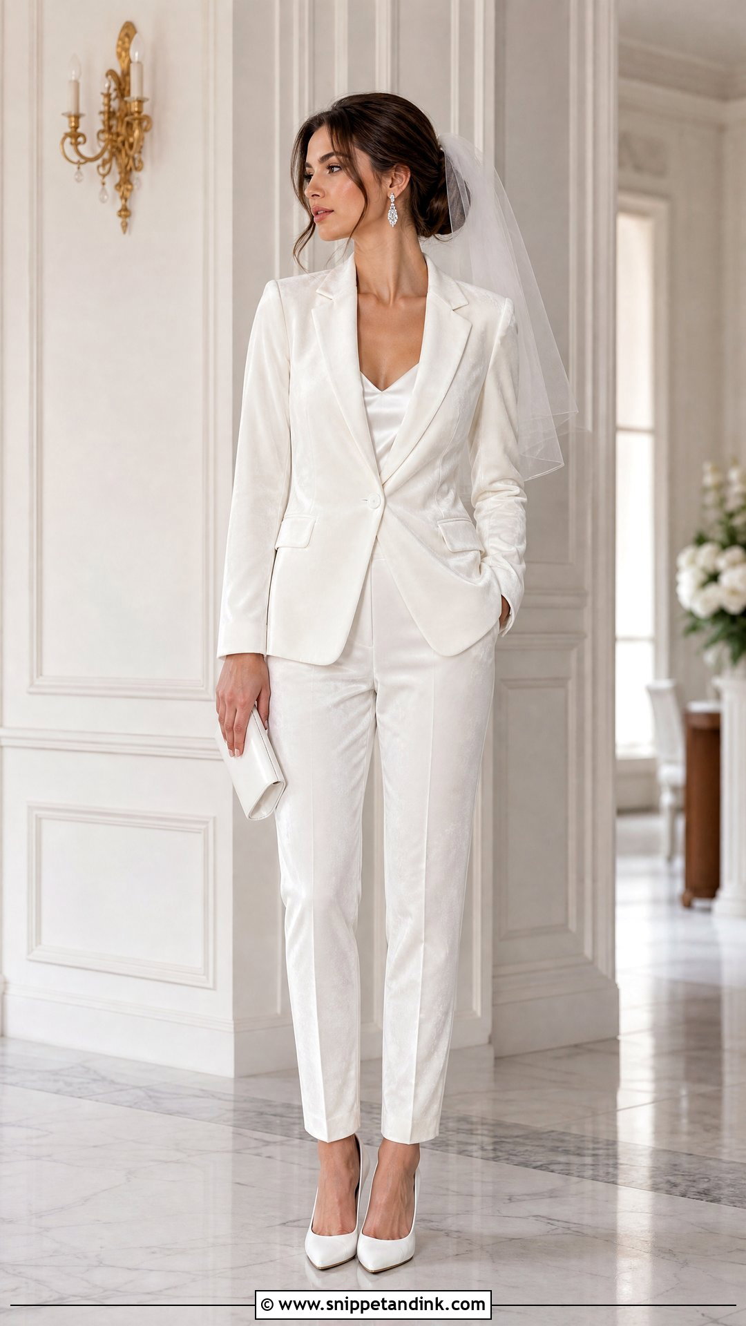Velvet Bridal Suit - Snippet and Ink - 20 Suits for Bride