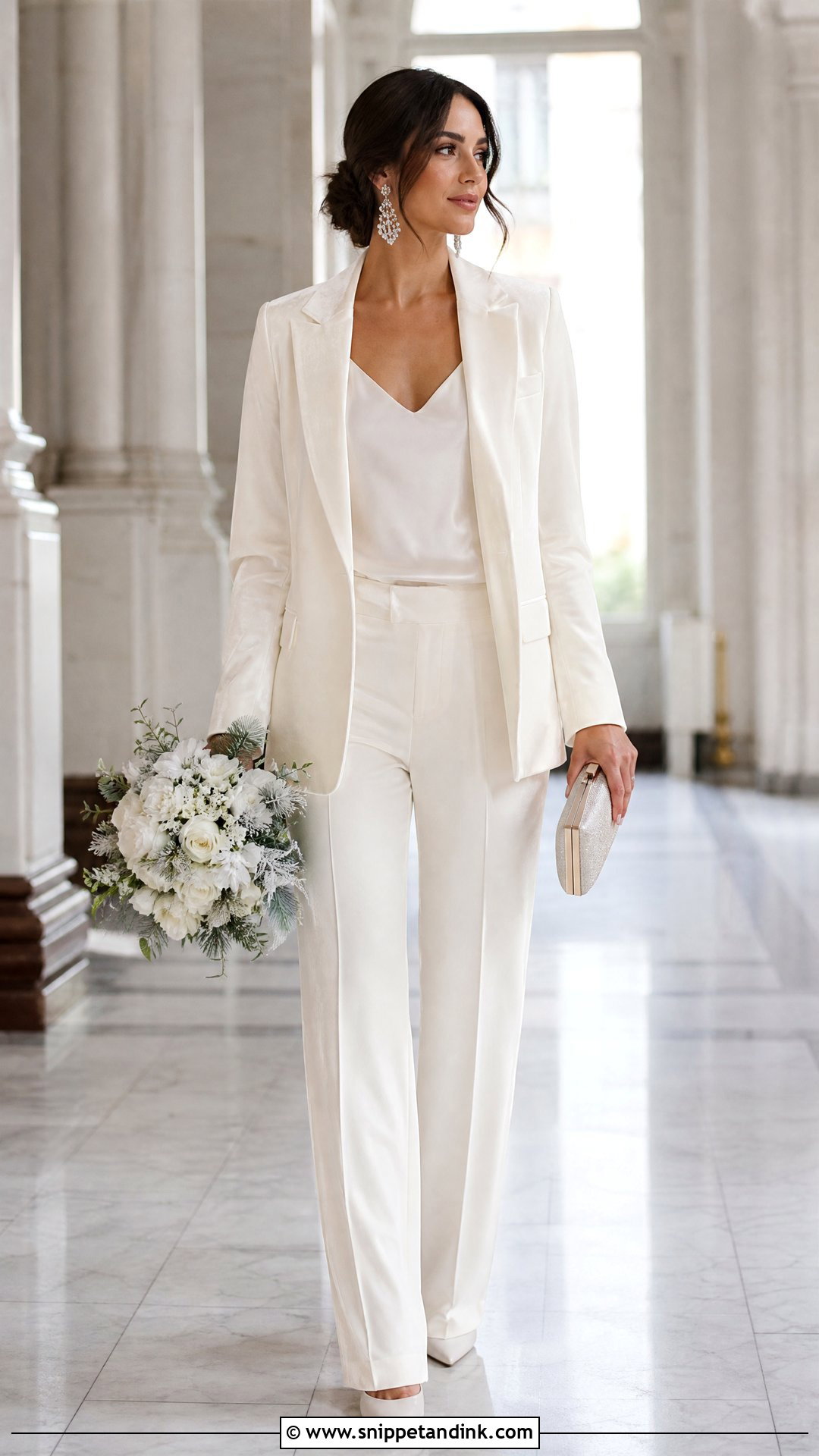 Velvet Bride Wedding Suit - Snippet and Ink - 20 Bride Wedding Suit Ideas