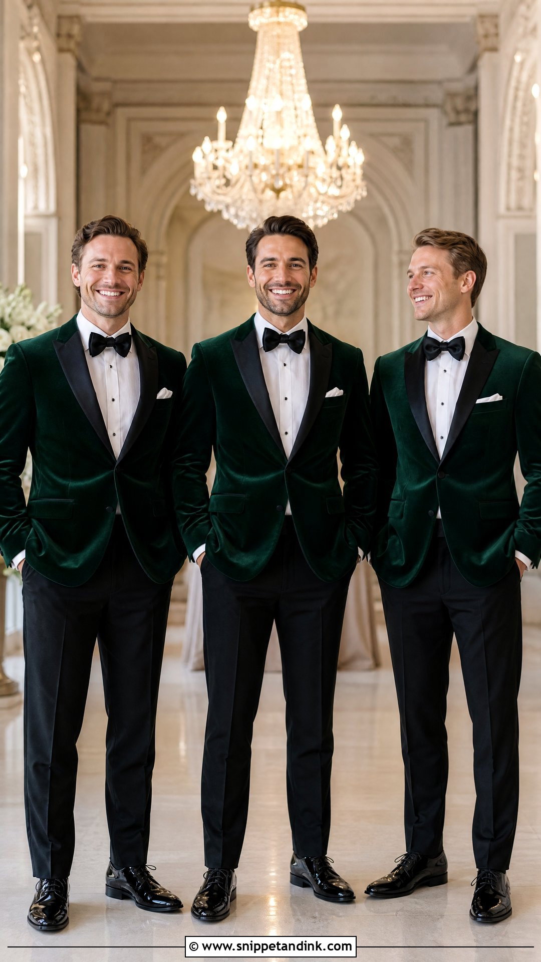 Velvet Dinner Jacket Groomsman Attire - Snippet and Ink - 25 Groomsman Attire Ideas