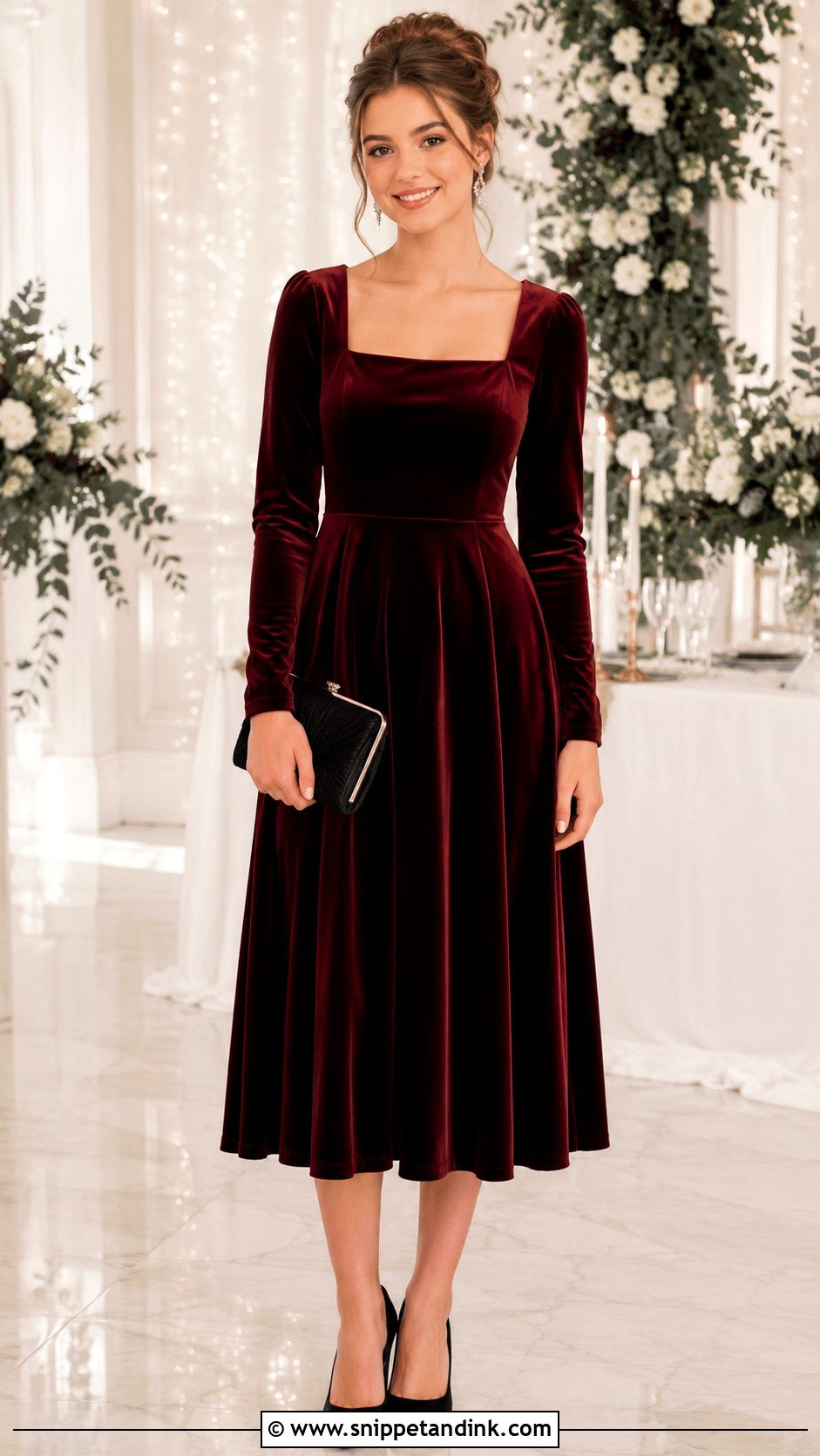 Velvet Dress For Teen Wedding Guest - Snippet and Ink - 25 Dresses for Teens Wedding