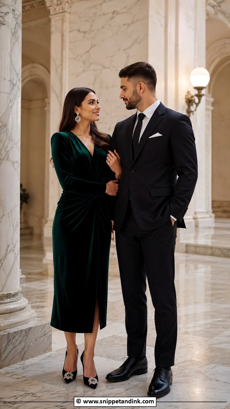 Velvet Dress Pre Wedding Outfit - Snippet and Ink - 30 Pre Wedding Clothes Idea Ideas