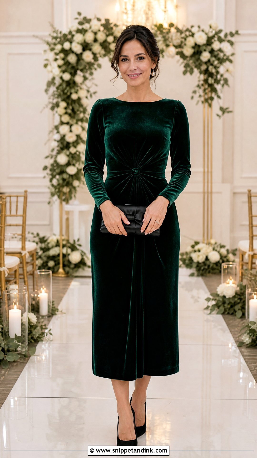 Velvet Dress Wedding Officiant Attire - Snippet and Ink - 25 Wedding Officiant Attire Ideas