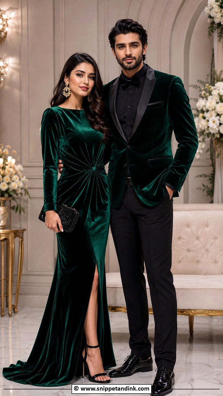 Velvet Engagement Dress Couple - Snippet and Ink - 30 Engegment Dresses Couple