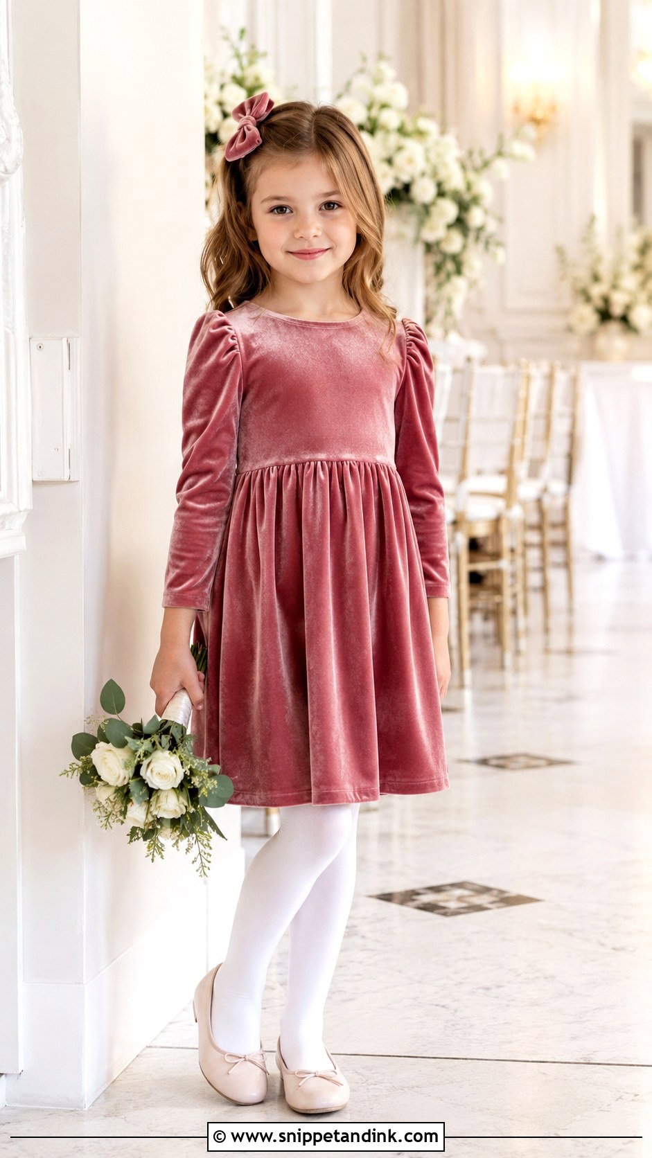 Velvet Flower Girl Dress - Snippet and Ink - 25 Wedding Dress for Girls Ideas
