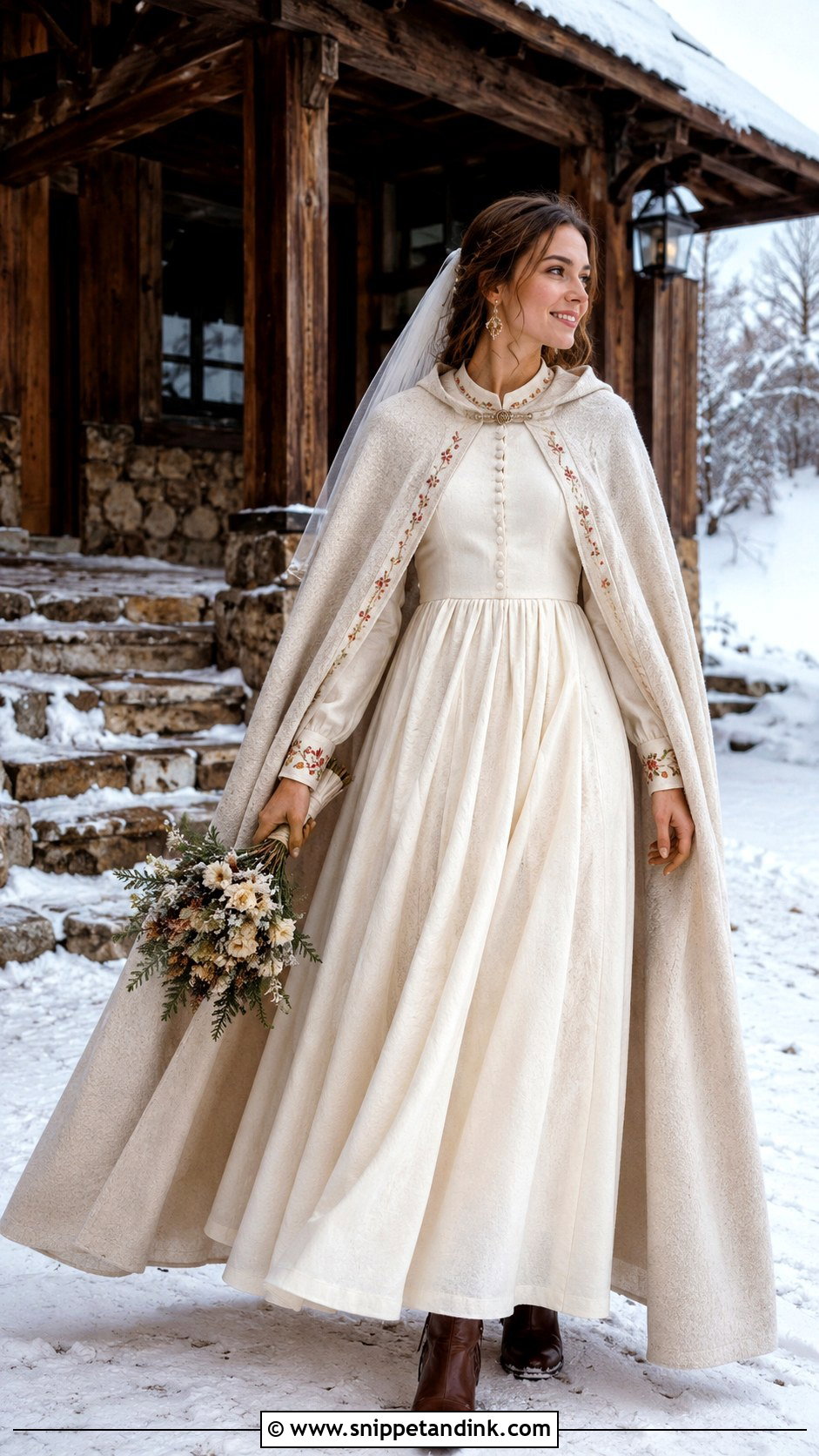 Velvet Folk Wedding Dress - Snippet and Ink - 20 Folk Wedding Dress Ideas