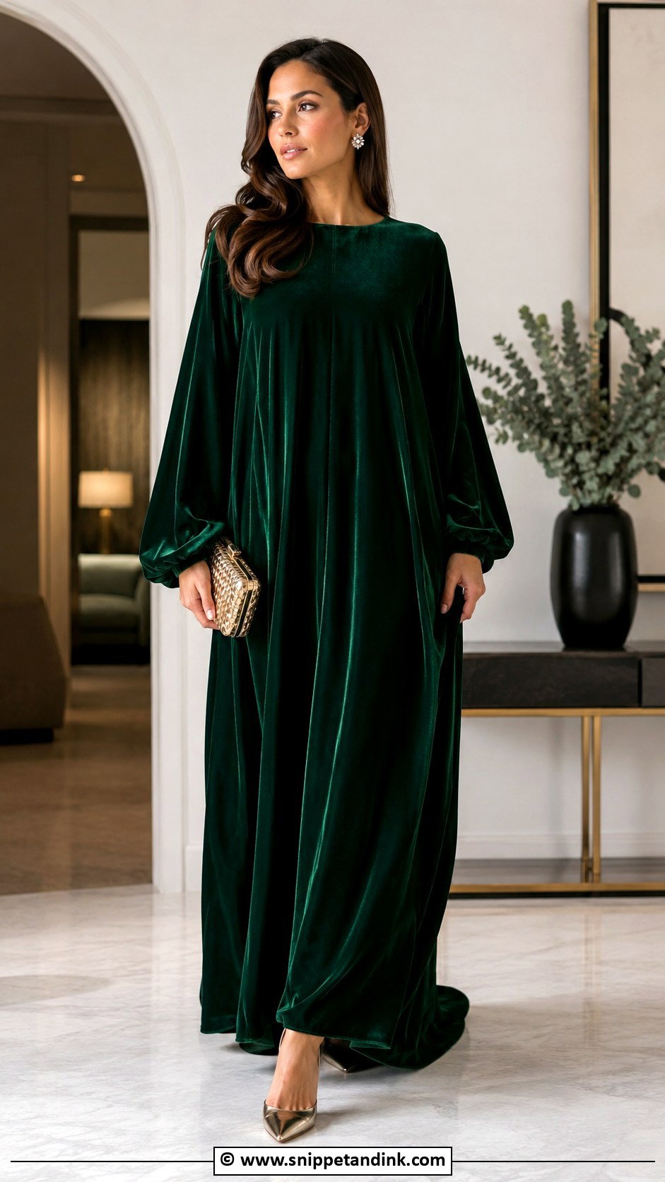 Velvet Free Gown Outfit - Snippet and Ink - 30 Free Gown Ideas