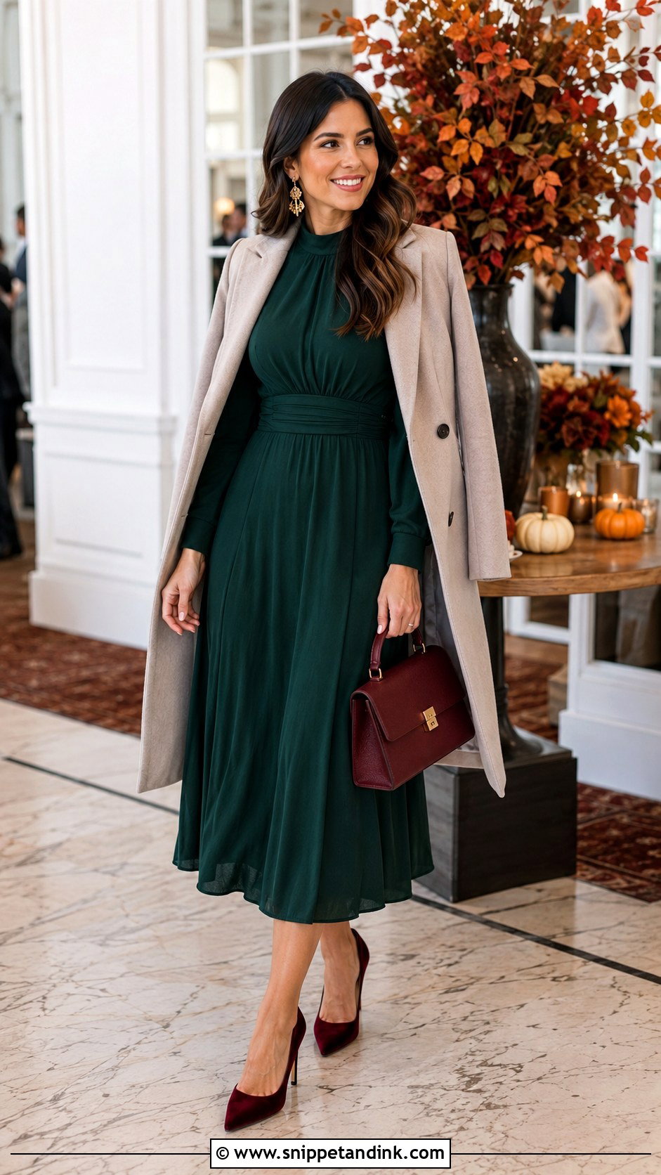 Velvet Heels With Fall Wedding Guest Dress - Snippet and Ink - 20 High Heels for Wedding Ideas