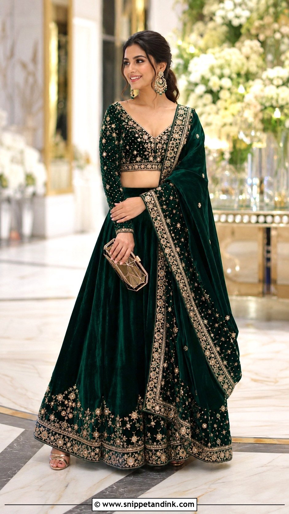 Velvet Lehenga For Bride Sister - Snippet and Ink - 30 Dress for Bride Sister Ideas