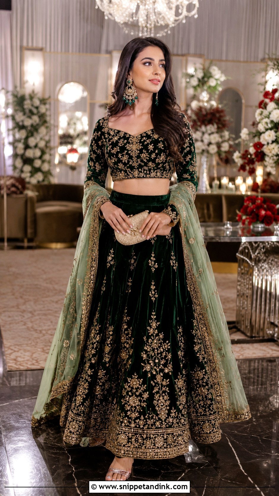 Velvet Lehenga For Brother Wedding - Snippet and Ink - 25 Brother Wedding Dress for Sister Ideas