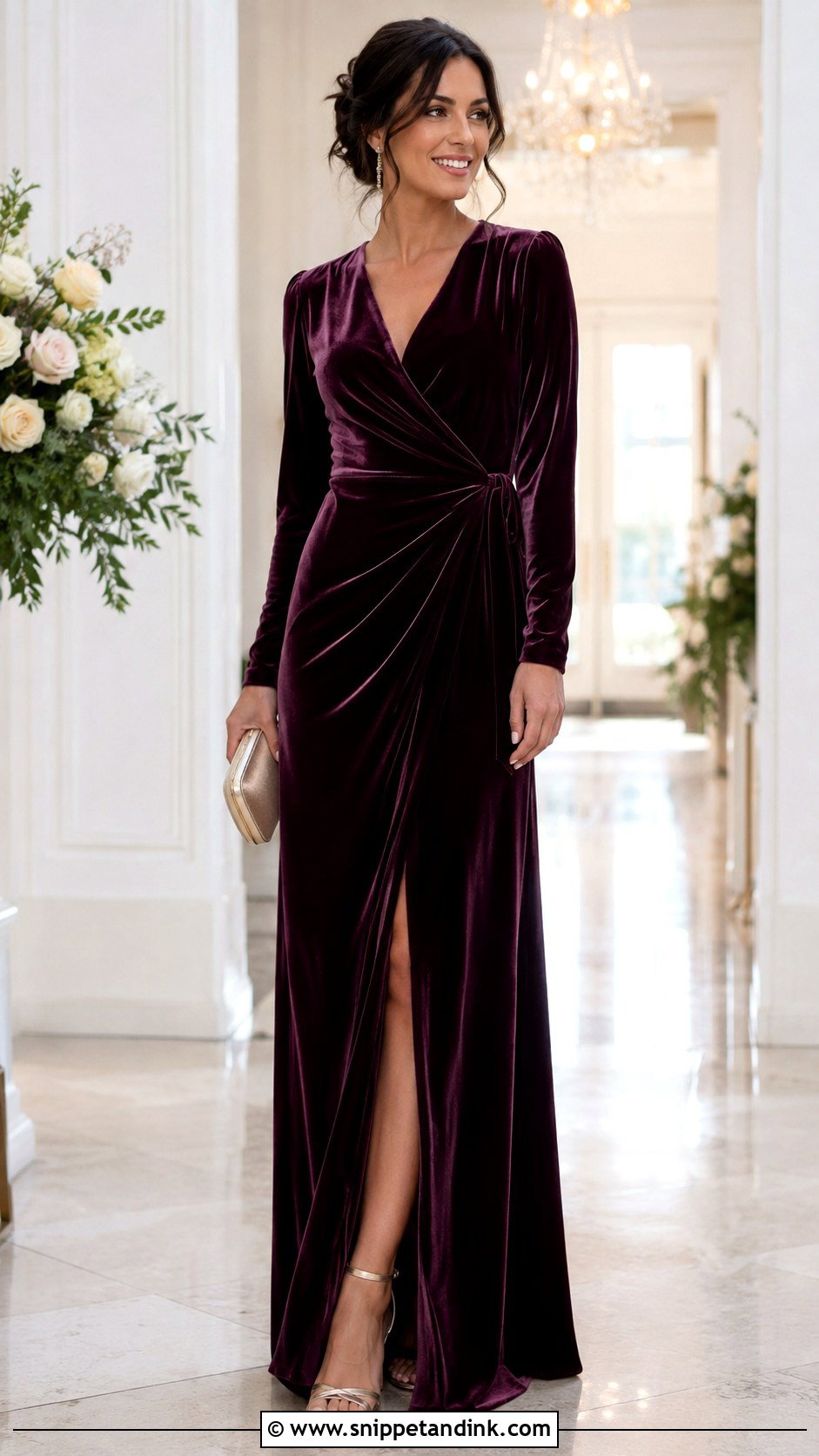 Velvet Matron Of Honor Dress - Snippet and Ink - 25 Matron of Honor Dresses