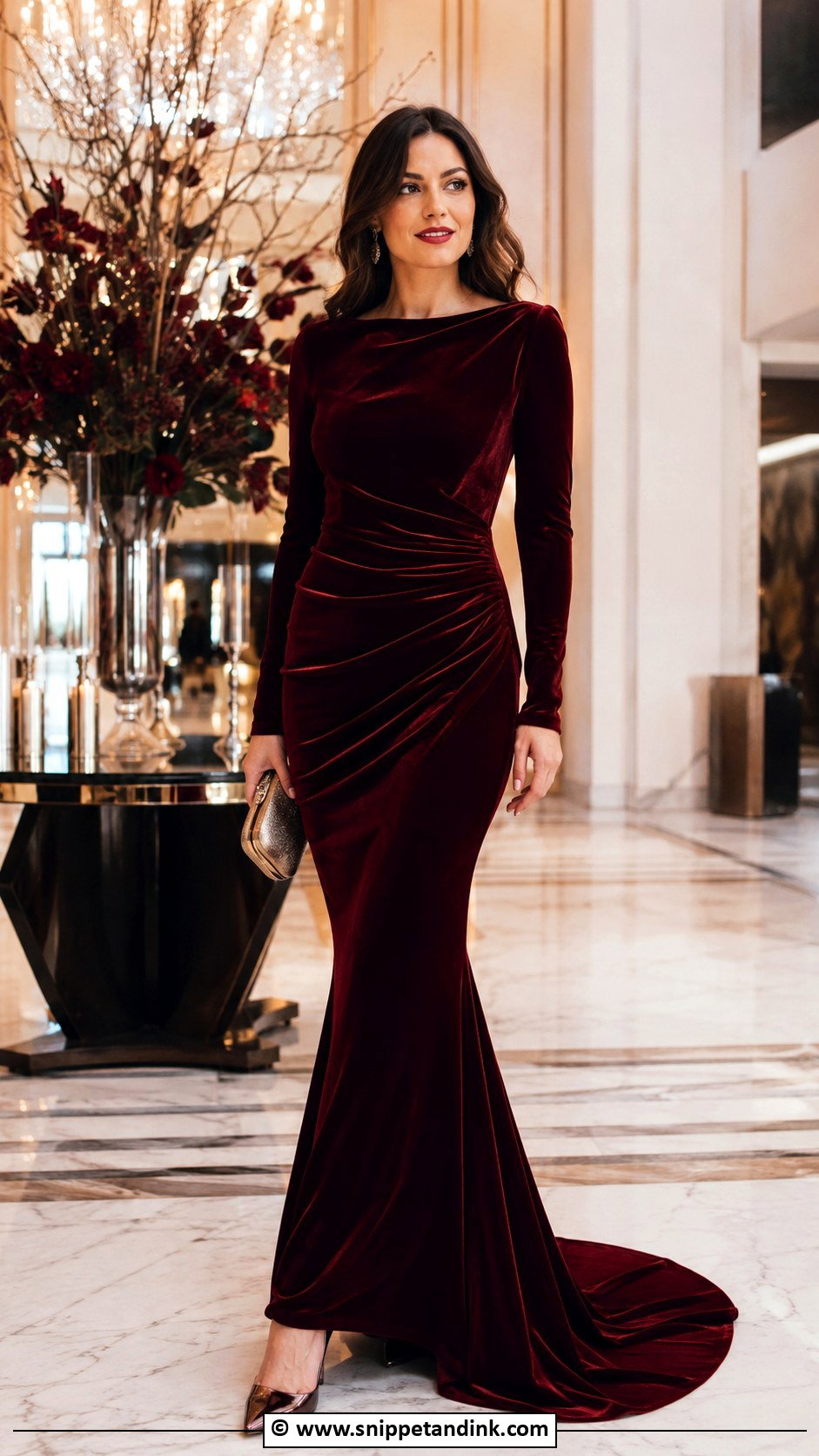 Velvet Mermaid Dress - Snippet and Ink - 30 Mermaid Dresses
