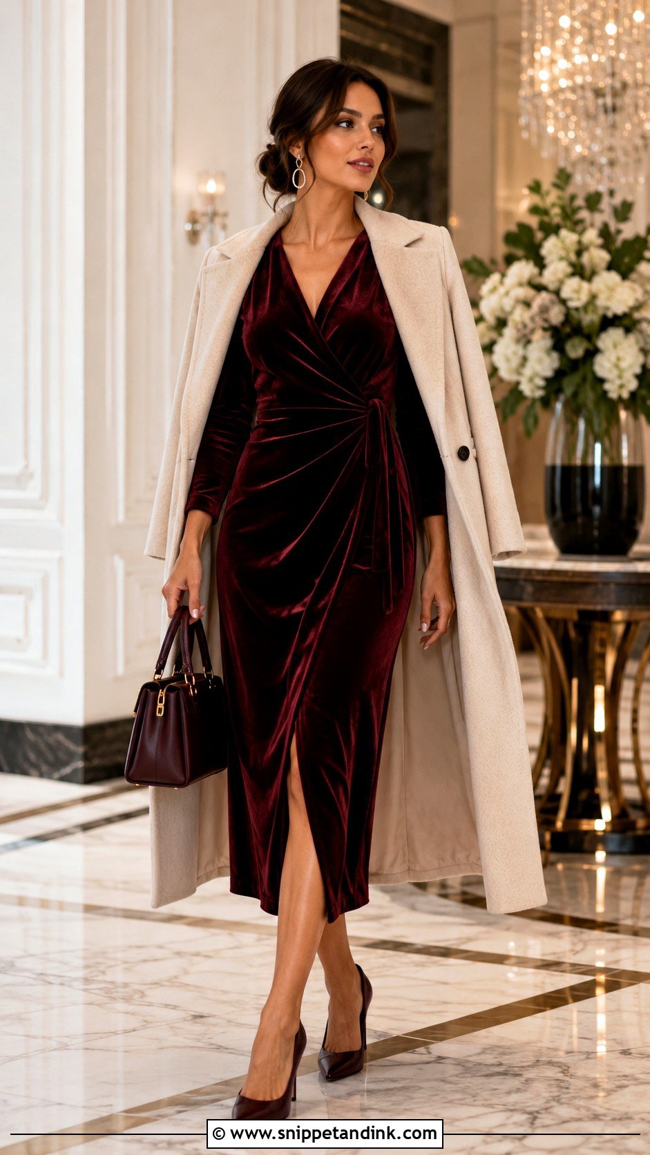 Velvet Midi Welcome Party Dress - Snippet and Ink - 20 Welcome Party Dress Ideas