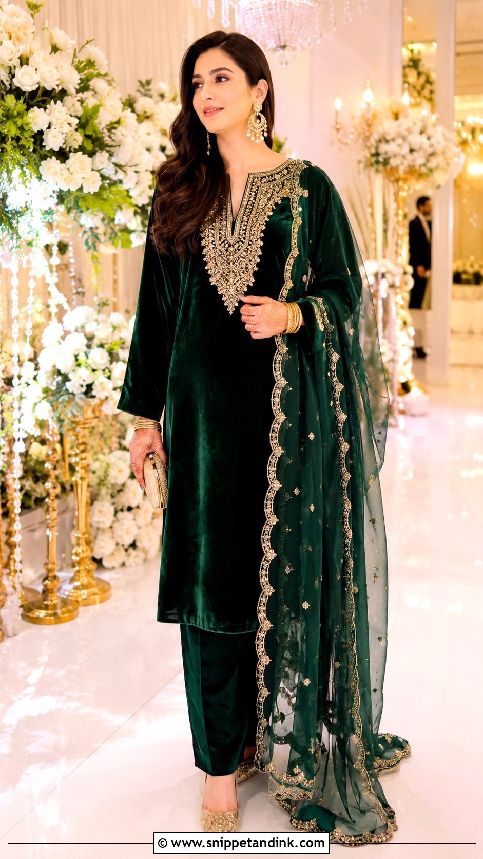 Velvet Suit For Roka Bride - Snippet and Ink - 30 Roka Ceremony Outfits for Bride