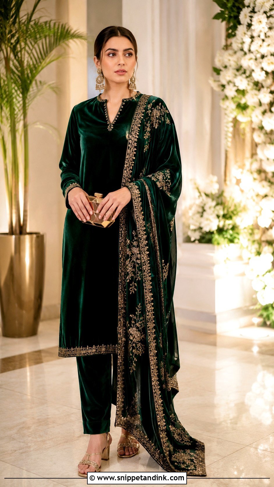 Velvet Suit For Winter Wedding - Snippet and Ink - 25 Indian Friends Wedding Outfit Ideas