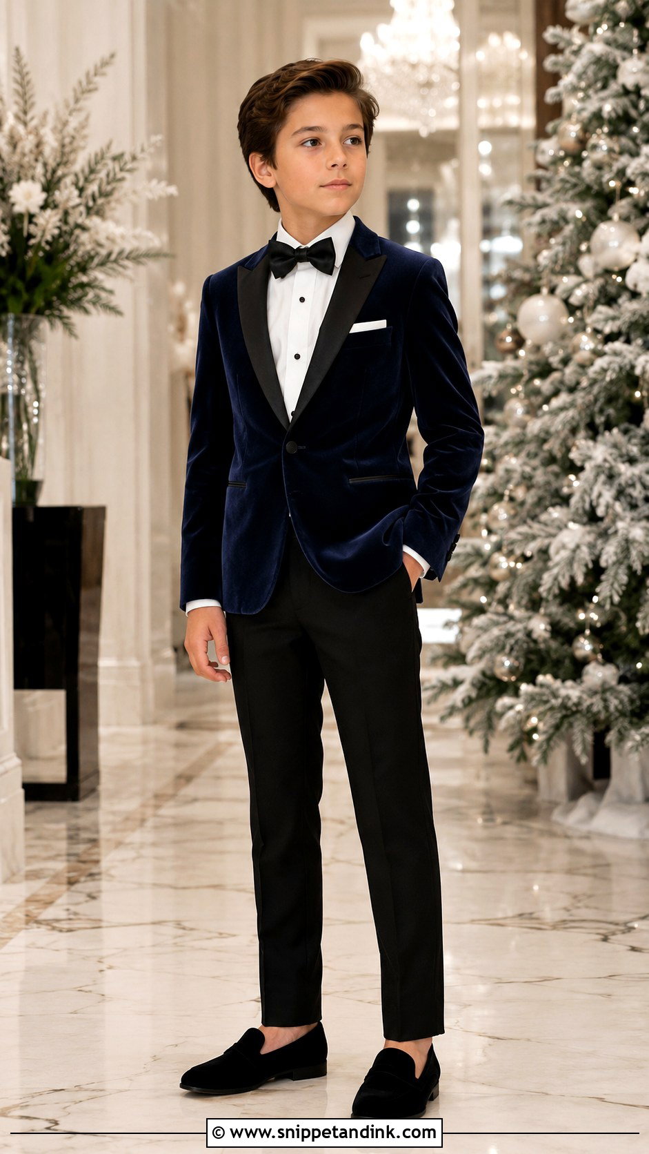 Velvet Tuxedo Boys Wedding Suit - Snippet and Ink - 20 Boys Suits for Wedding