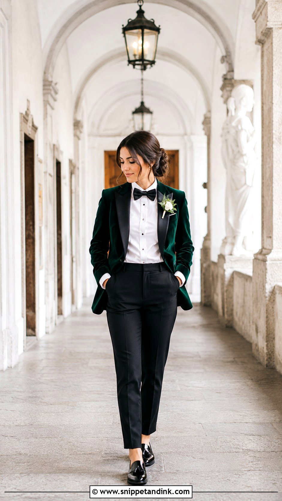 Velvet Tuxedo Wedding Outfit - Snippet and Ink - 25 Lesbian Wedding Outfits Suits Style