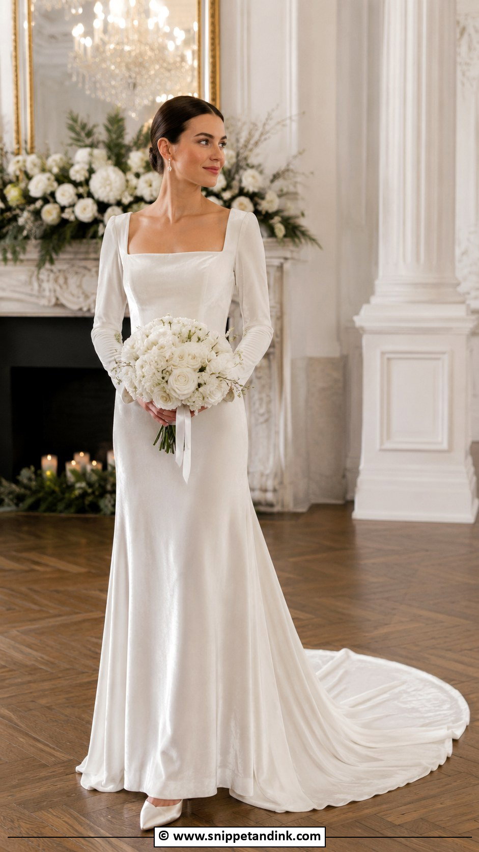 Velvet Wedding Dress - Snippet and Ink - 30 Mystical Wedding Dress Ideas