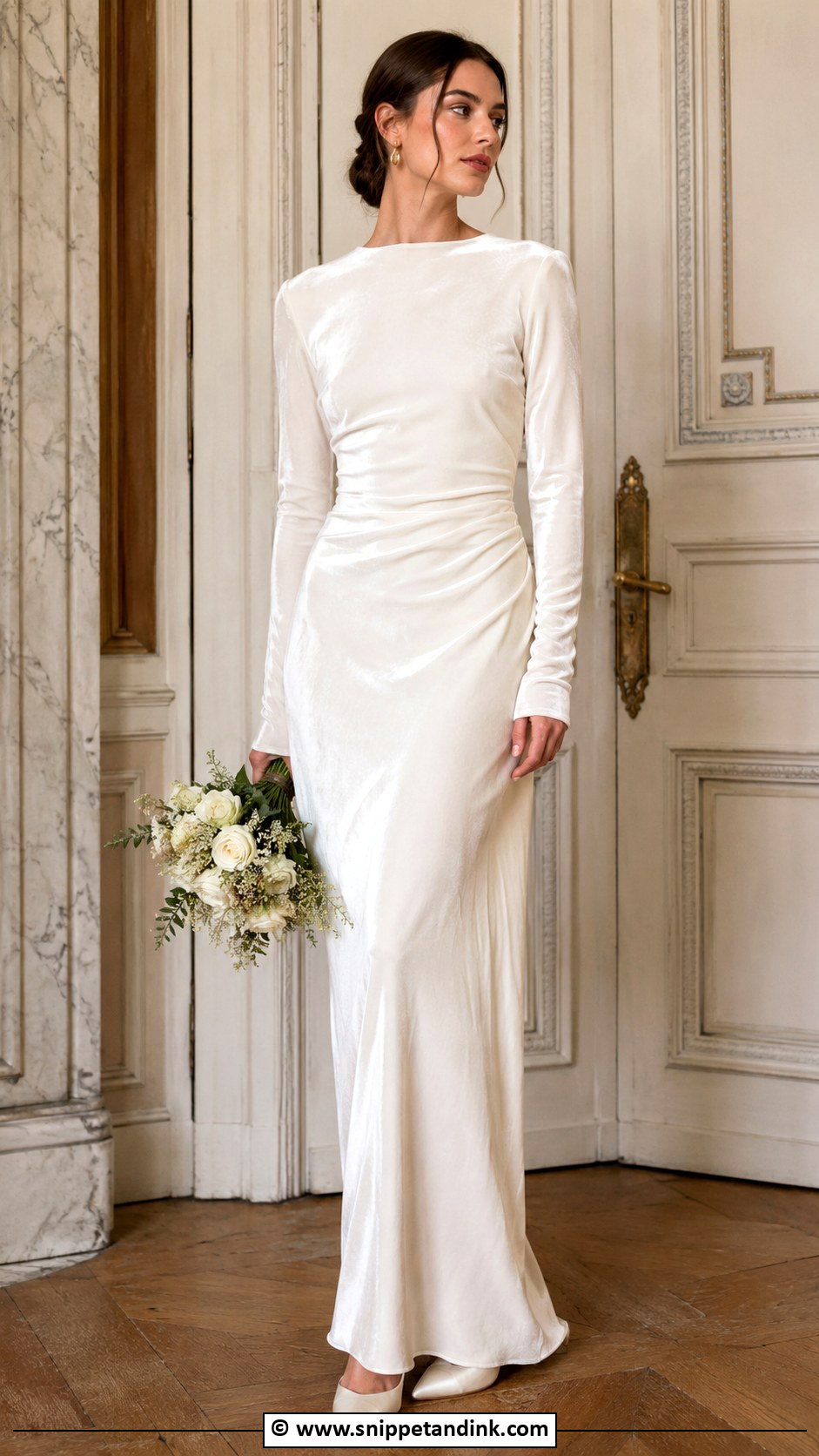 Velvet Wedding Dress - Snippet and Ink - 30 Unconventional Wedding Dress Ideas