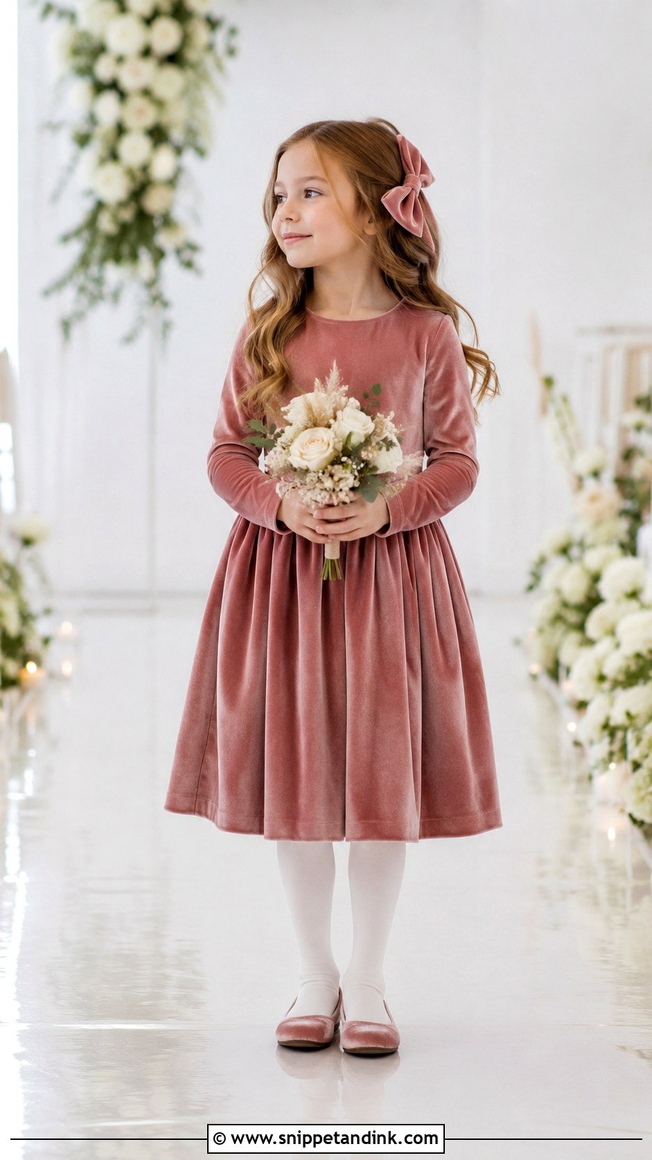 Velvet Wedding Dress For Girls - Snippet and Ink - 25 Wedding Dresses for Girls