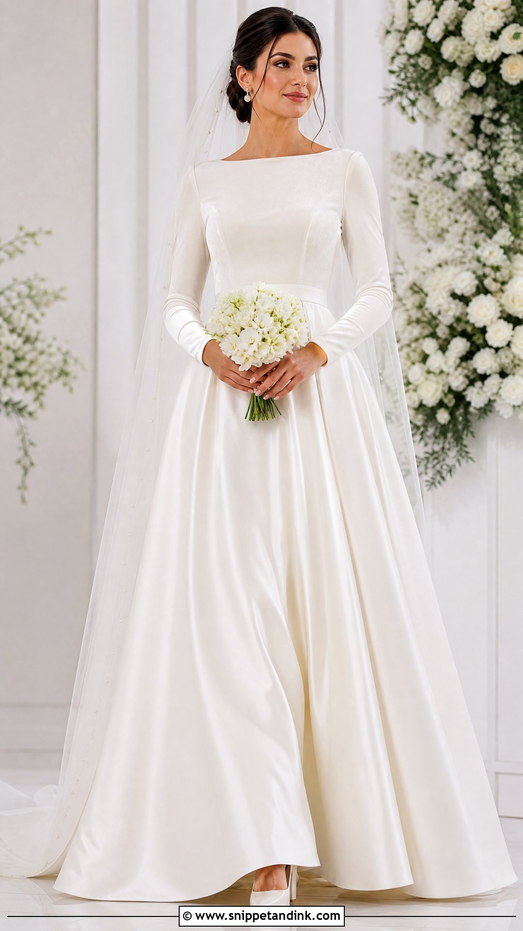 Velvet Wedding Dress With Satin Skirt - Snippet and Ink - 25 Velvet Wedding Dress Ideas