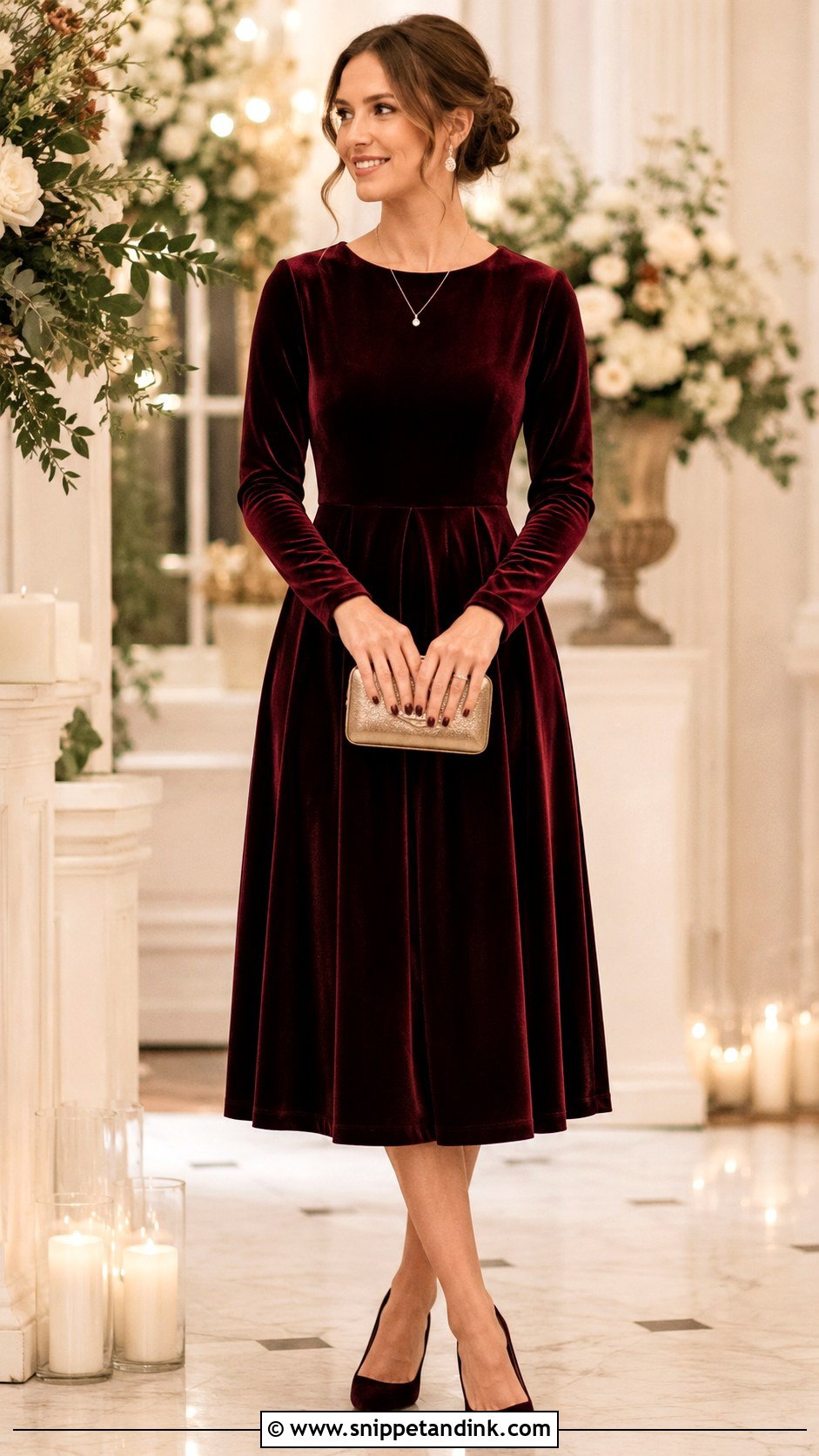 Velvet Wedding Frock - Snippet and Ink - 25 Wedding Frocks Ideas