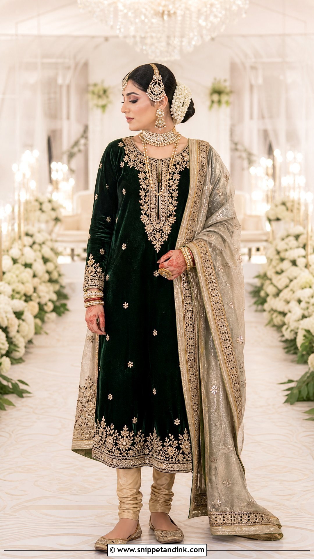 Velvet Winter Hyderabadi Bride - Snippet and Ink - 20 Hyderabadi Bride Ideas