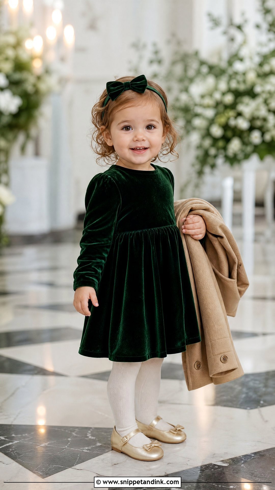 Velvet Winter Toddler Girl Wedding Outfit - Snippet and Ink - 20 Toddler Girl Wedding Outfit Ideas