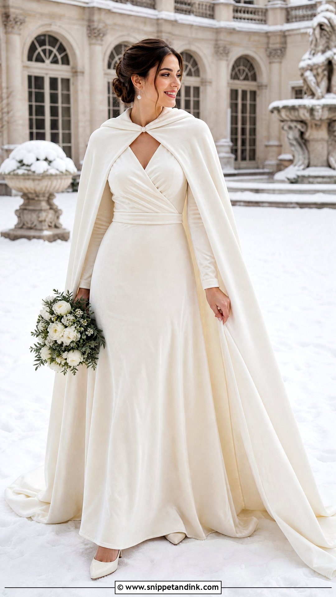 Velvet Winter Wedding Dress - Snippet and Ink - 20 Winter Wonderland Wedding Dress Ideas