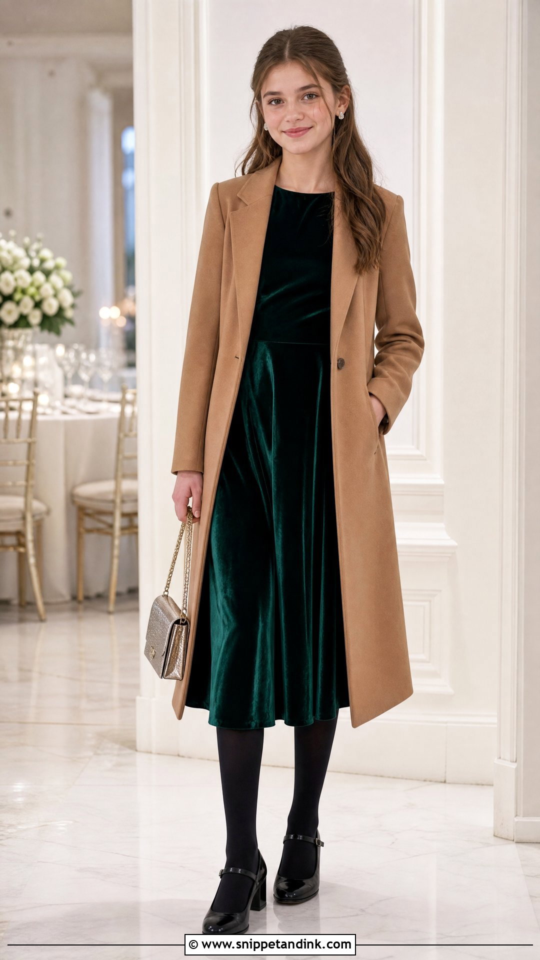 Velvet Winter Wedding Dress Outfit - Snippet and Ink - 20 Wedding Dress for Teenage Girl Ideas