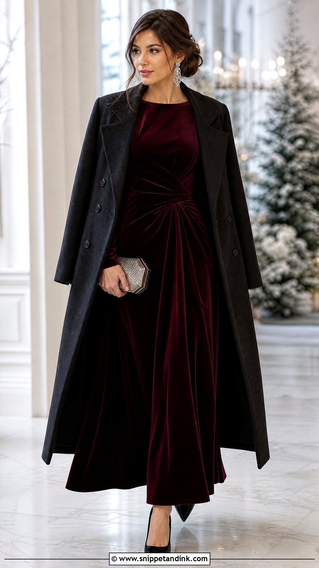 Velvet Winter Wedding Frock - Snippet and Ink - 20 Wedding Frocks for Women Ideas