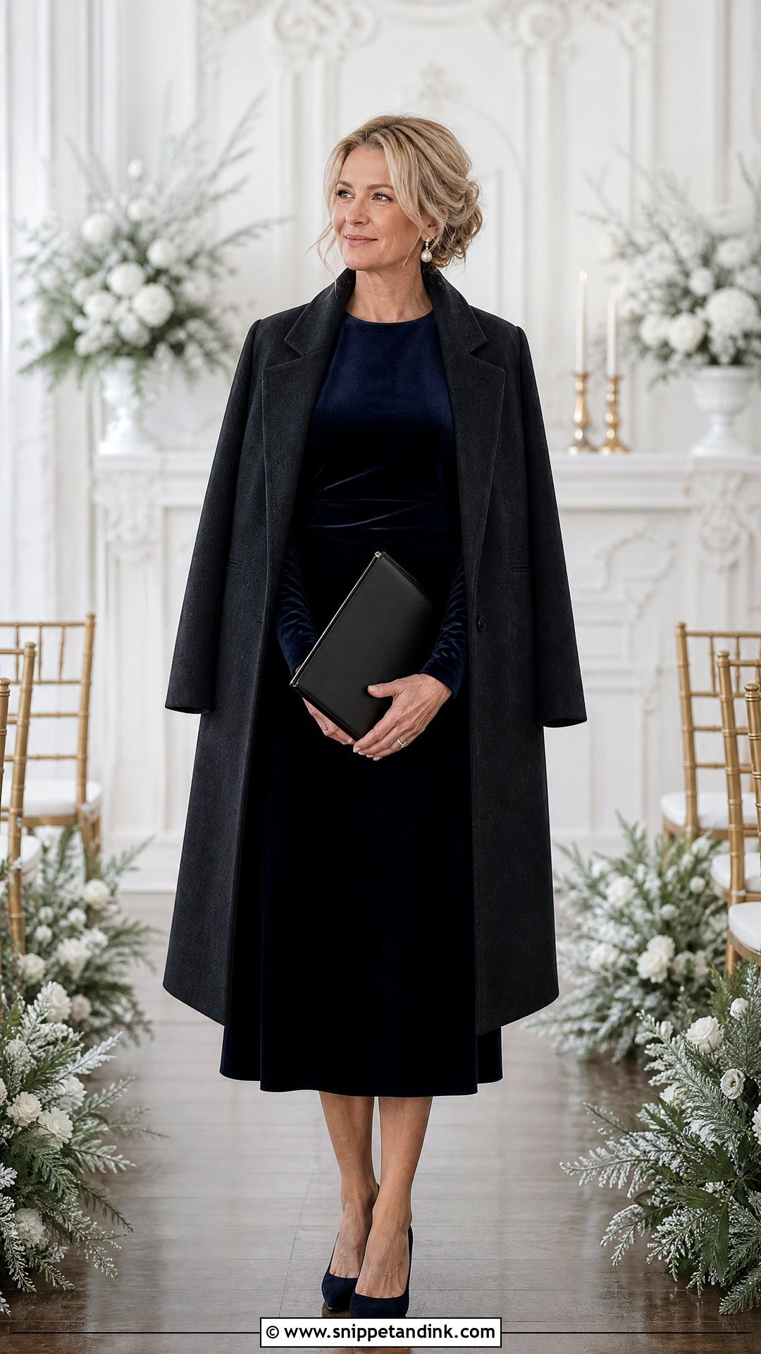 Velvet Winter Wedding Officiant Outfit - Snippet and Ink - 20 Wedding Officiant Outfit Ideas