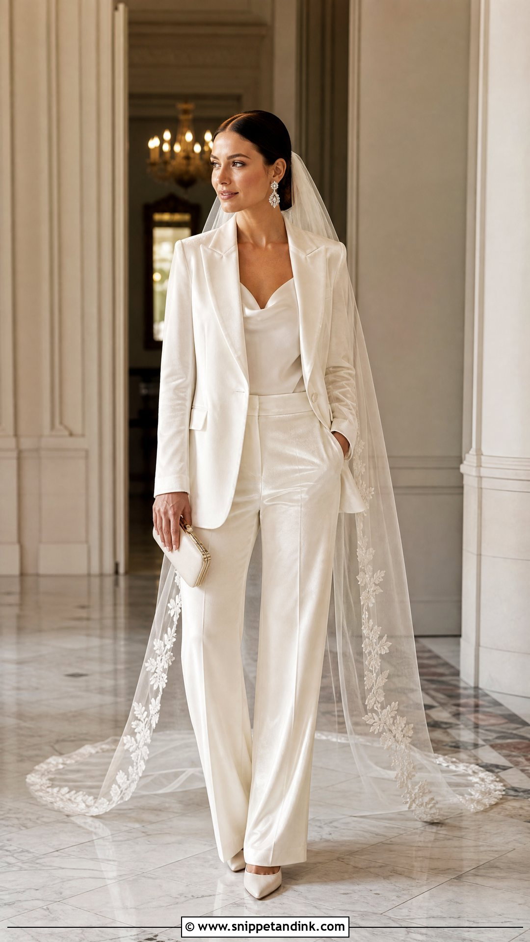 Velvet Winter Wedding Suit - Snippet and Ink - 25 Suit Wedding Dress Ideas