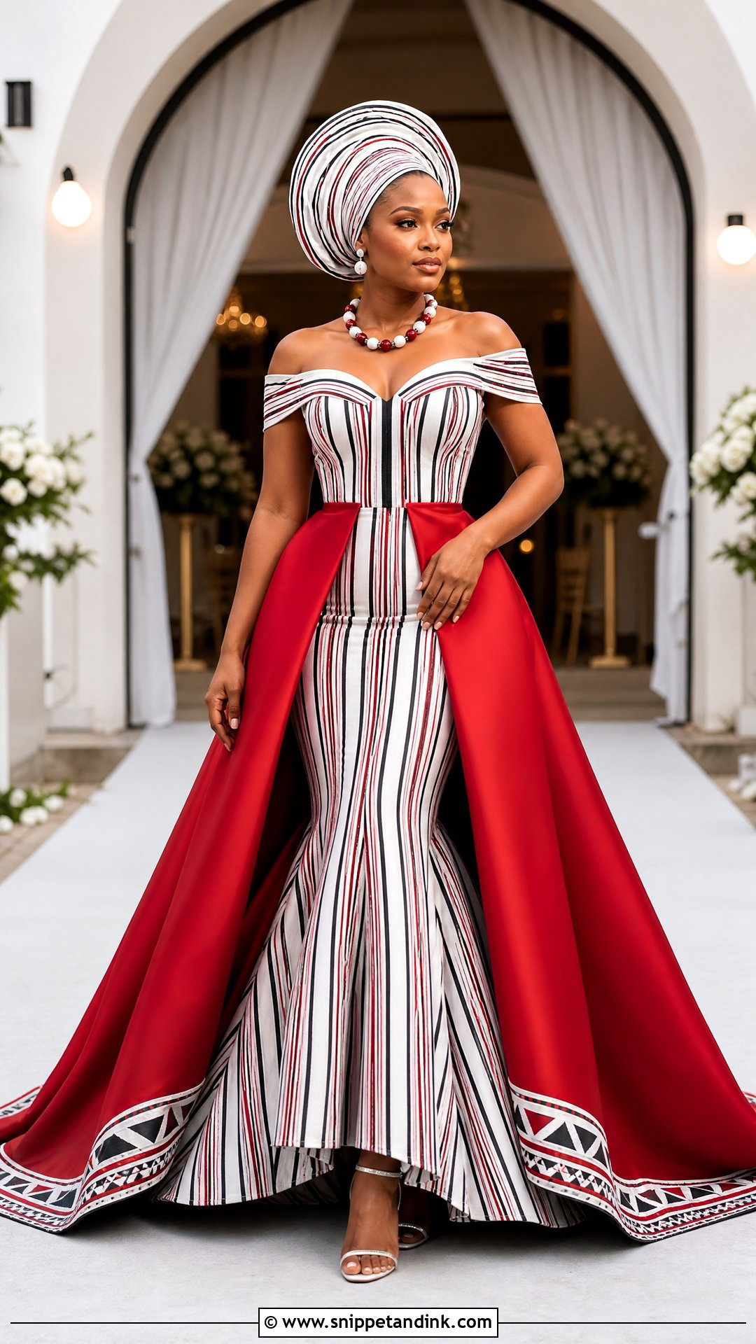 Venda Fishtail Wedding Dress With Train - Snippet and Ink - 20 Venda Traditional Attire Wedding Dresses