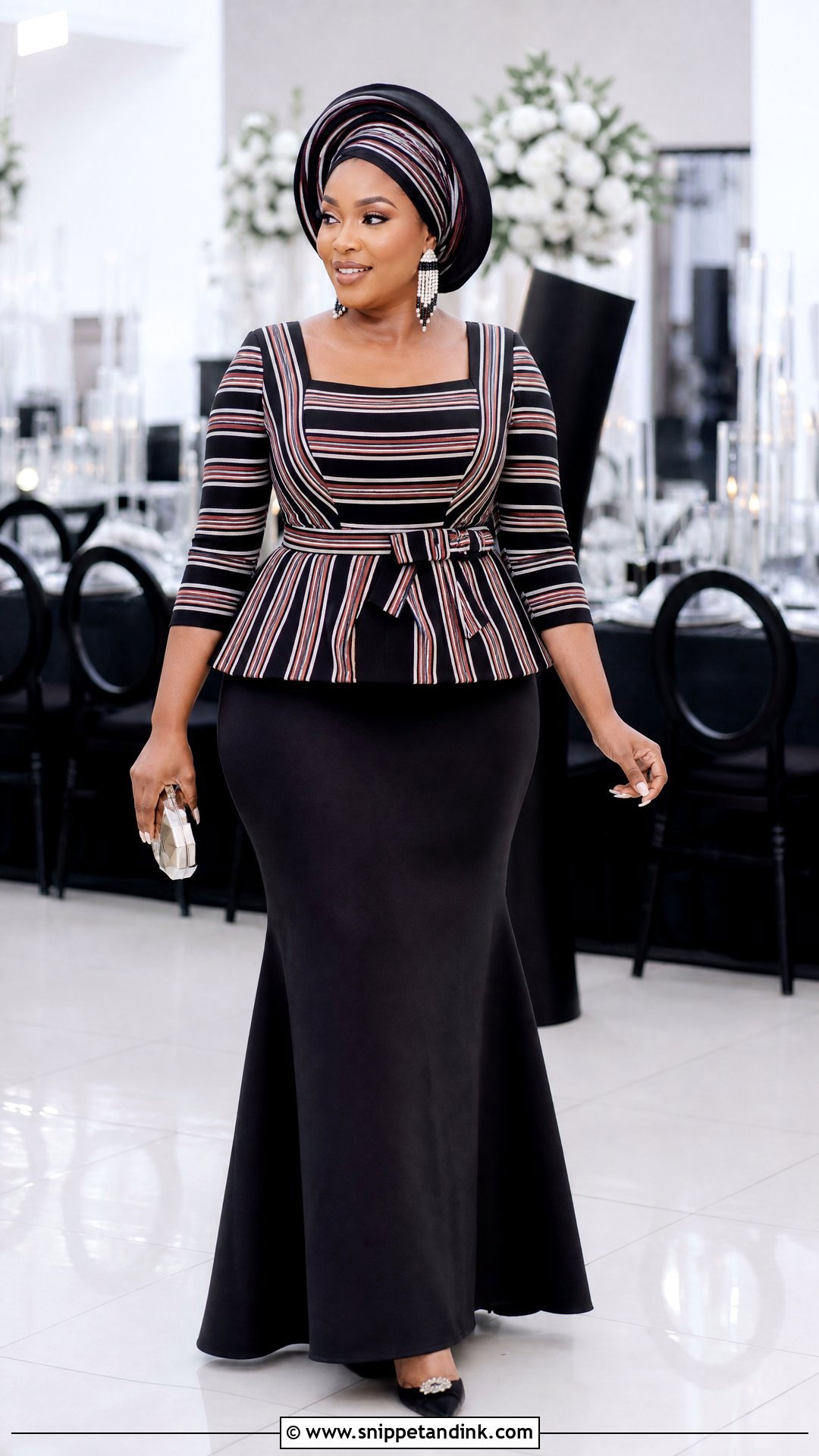 Venda Peplum Wedding Dress - Snippet and Ink - 20 Venda Wedding Dresses