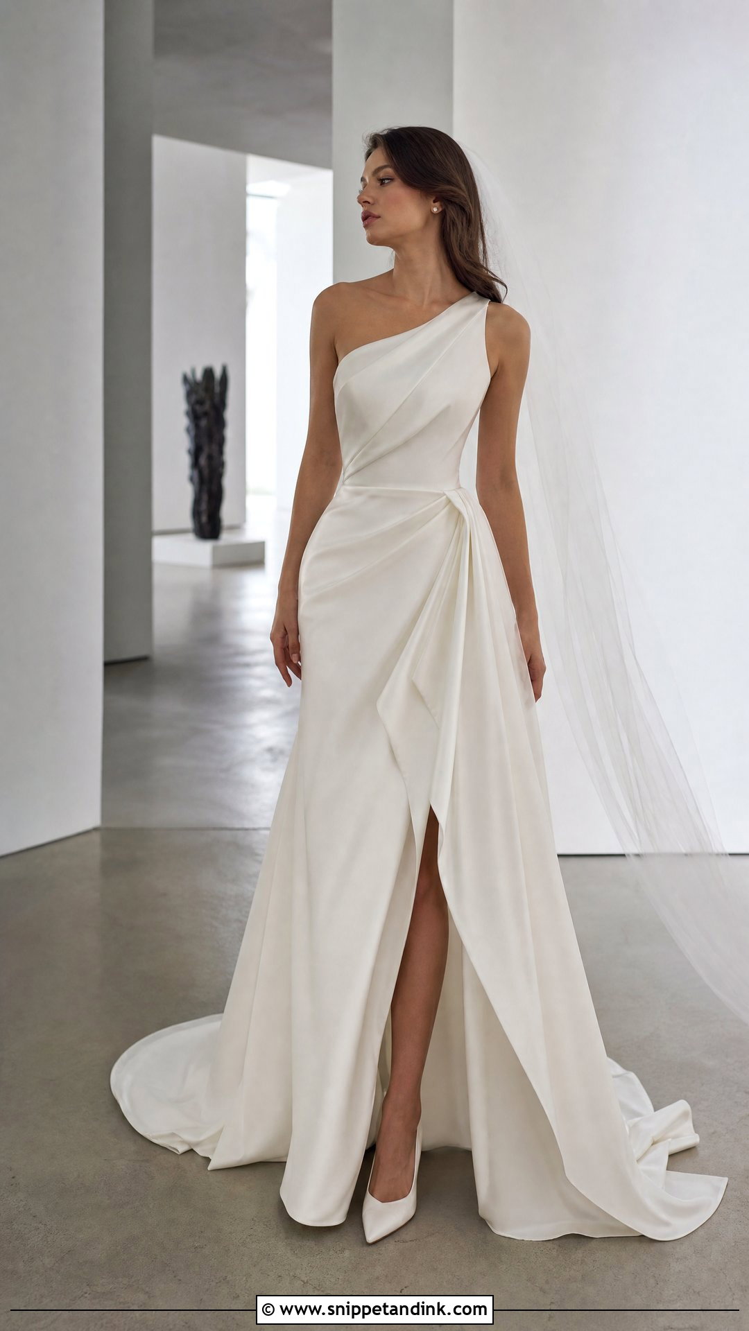 Vera Wang Asymmetrical Wedding Dress - Snippet and Ink - 20 Vera Wang Wedding Dresses