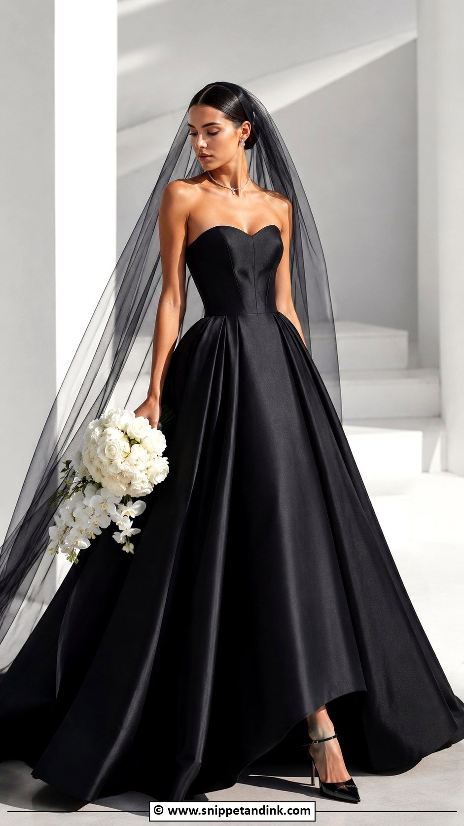 Vera Wang Black Wedding Dress - Snippet and Ink - 35 Vera Wang Wedding Dress Ideas